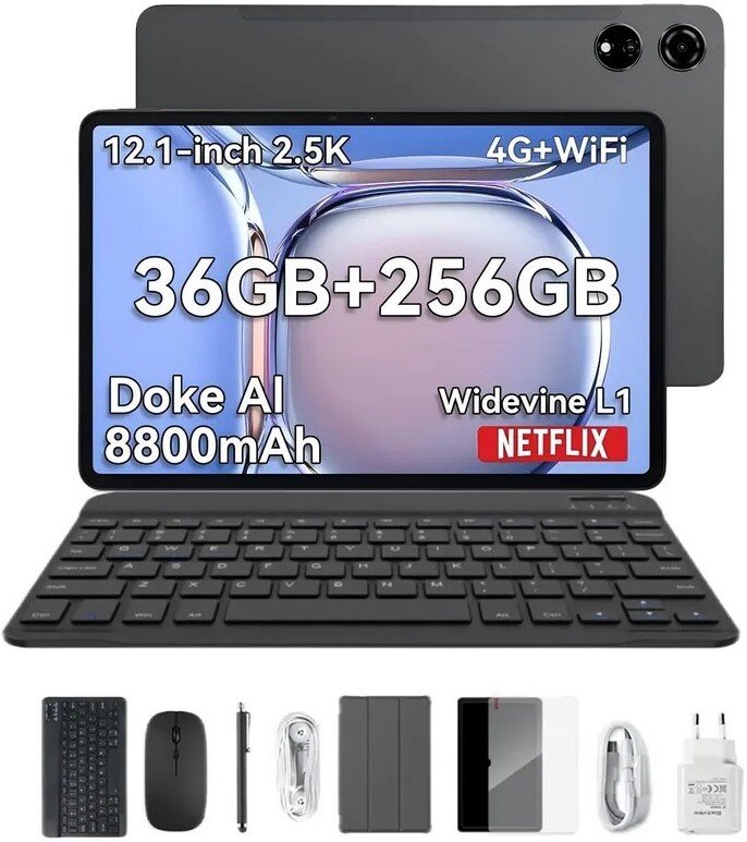 

Планшет Blackview Mega 3 LTE 12GB/256GB (серый, с аксессуарами)