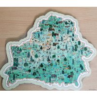 Пазл Белкартография Животный и растительный мир Беларуси 3D (деревянный)