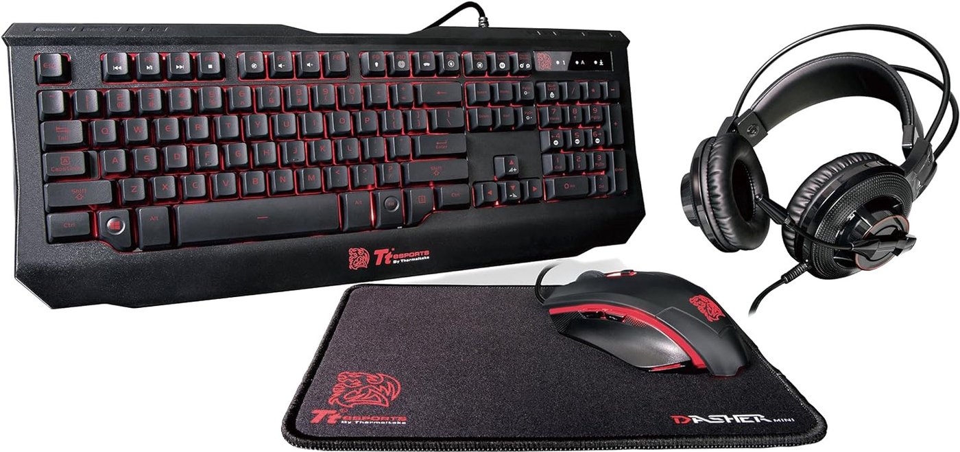 

Игровой набор Thermaltake Tt eSports Knucker 4-in-1 Gaming Kit