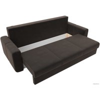 Диван Лига диванов Лига-031 121257 (велюр коричневый)