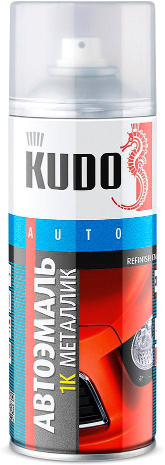 

Автомобильная краска Kudo 1K эмаль автомобильная ремонтная металлик KU-42361 (520 мл, S09 Темное серебро)