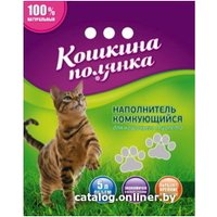 Наполнитель для туалета Кошкина Полянка Бентонитовый 5 кг