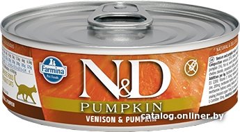 Консервированный корм для кошек Farmina Venison & Pumpkin Wet Food 0.08 кг