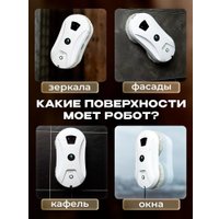 Робот для мытья окон Cleanbot Ultraspray 2.0 (c набором салфеток из микрофибры 26 шт)