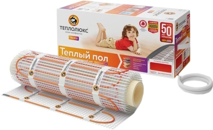 

Нагревательный мат Теплолюкс Tropix МНН 6 кв.м. 960 Вт
