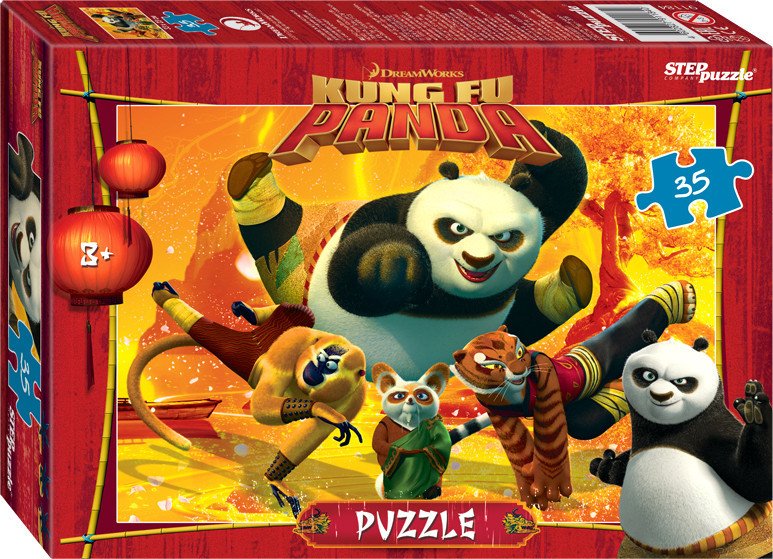 

Пазл Step Puzzle Кунг-фу Панда 91184 (35 эл)