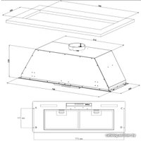 Кухонная вытяжка Korting KHI 9931 RN