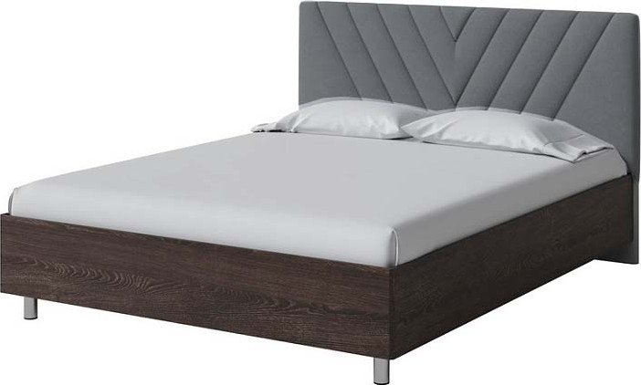 

Кровать PROxSON Ora 90x200 (дуб кантербери/Monopoly британский серый 996)