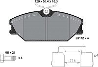 Тормозные колодки Textar 2317203