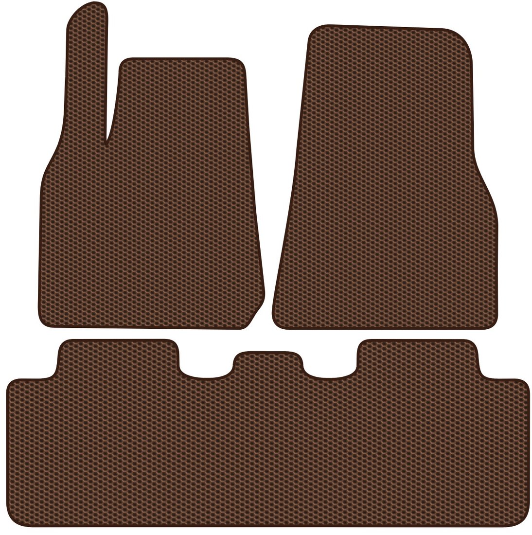 

Комплект ковриков для авто Alicosta Tesla Model Y I (suv) 2019 - Н.В. (коричневый, сота)