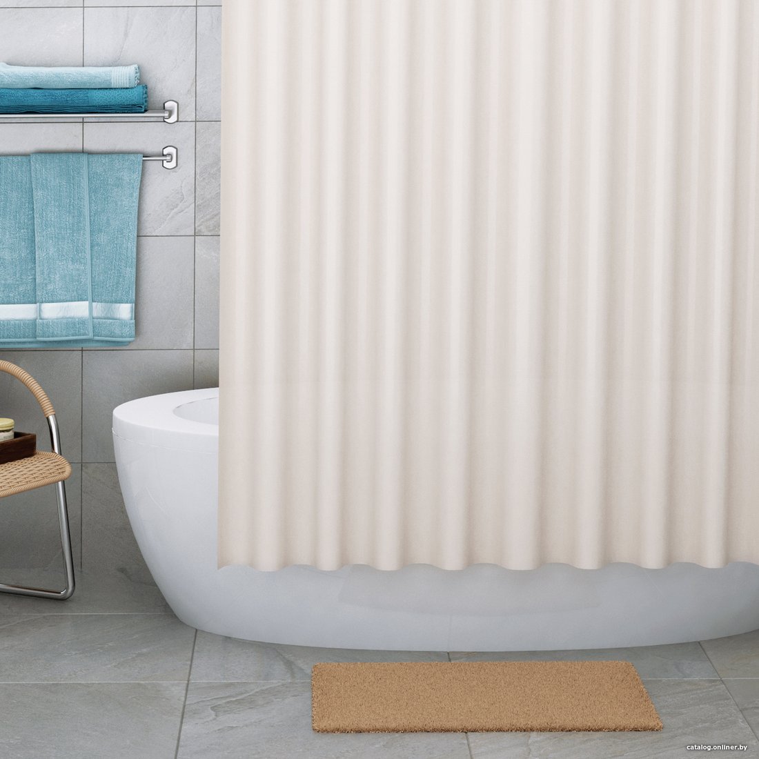 Шторка-занавеска для ванны Wasserkraft Vils SC-10103