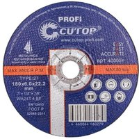 Шлифовальный круг Cutop T27-180x6.0x22.2 C01041