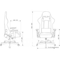 Игровое (геймерское) кресло Knight Armor (черный ромбик/экокожа)