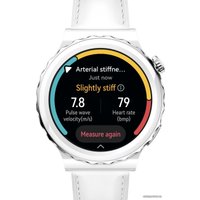 Умные часы Huawei Watch GT 3 Pro Ceramic 43 мм + Huawei FreeBuds 4i (белый/кожа)