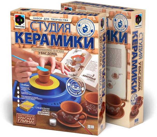 

Набор для лепки Фантазер Студия керамики Кофейный сервиз 218003