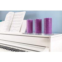 Набор свечей Мелт 150 мм (3 шт, темно-фиолетовый)