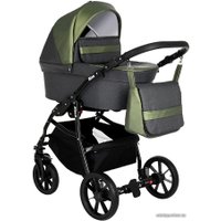 Универсальная коляска Pituso Nino (2 в 1, 3013 antracyt/metalic olive)