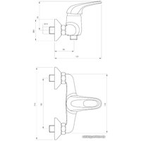 Душевой гарнитур  Deante Funkia BEF 041M