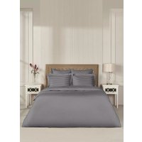 1.5-спальный комплект постельного белья Arya Vip Страйп Сатин 1.5сп (серый)