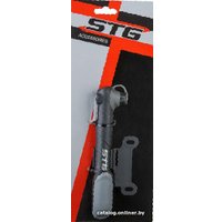 Насос ручной велосипедный STG GP-04S (серый)