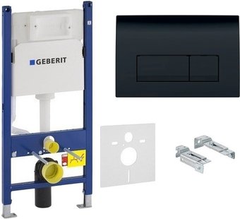 Инсталляция для унитаза Geberit Duofix 458.126.00.1 + клавиша Delta51 115.105.DW.1