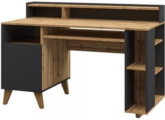 Стол Мебель Неман Сканди Графит МН-036-25(1) (дуб вотан/графит)