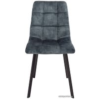 Стул AksHome Vermont Vintage (винтажный синий велюр UF912-5/черный)