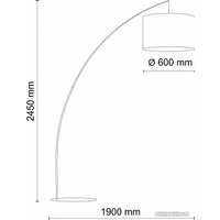 Торшер TK Lighting Moby 3060