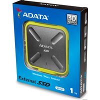 Внешний накопитель ADATA SD700 1TB (черный/желтый)