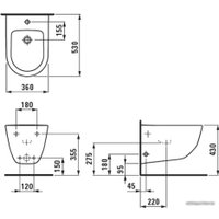 Биде Laufen Pro [8309520003021]