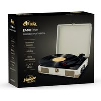Виниловый проигрыватель Ritmix LP-100 (бежевый)