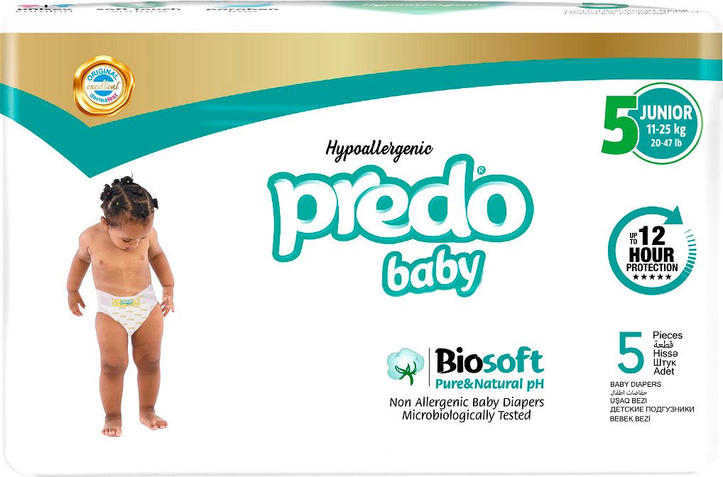 Подгузники Predo Baby №5 11-25 кг BIO-105 (5 шт)