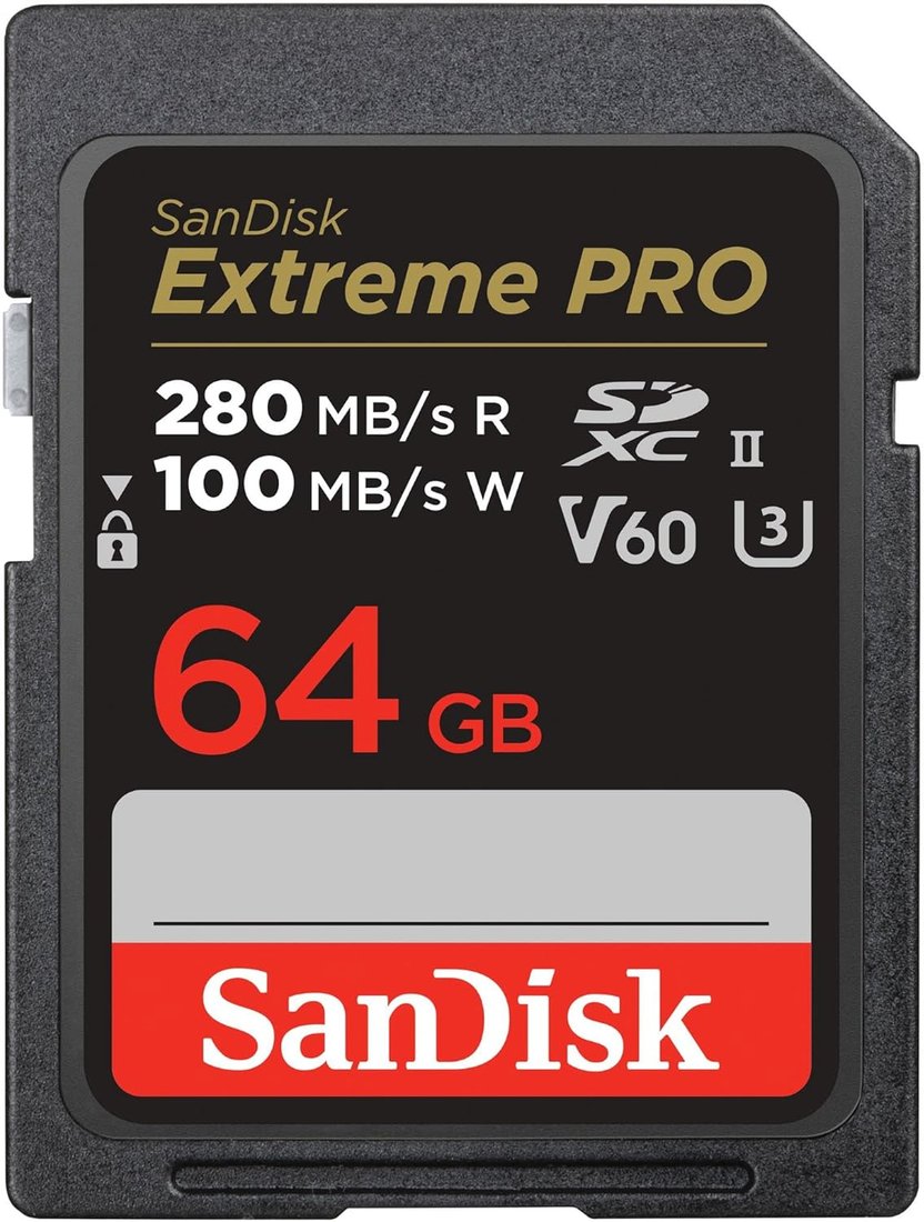 

Карта памяти SanDisk Extreme PRO SDXC SDSDXEP-064G-GN4IN 64GB