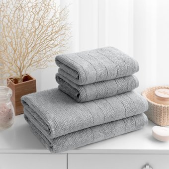 Набор полотенец Verossa МХ50 Milano 08 НПК044 752380 (холодный серый)