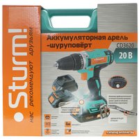 Дрель-шуруповерт Sturm CD3618T (с 2-мя АКБ, кейс)