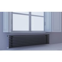 Стальной трубчатый радиатор WH WH Steel 1250 Г горизонтальный, 12 секций, нижнее подключение (любой цвет по RAL)