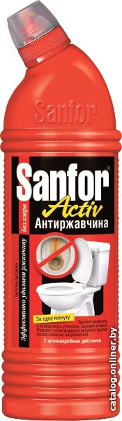 Средство для ванных комнат Sanfor WC Gel Аctive 750 мл