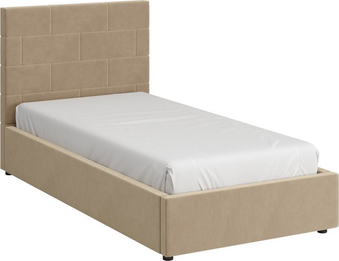 

Кровать Bravo Мебель Тайм 90х200 с ПМ стандарт 2 вариант (латте)