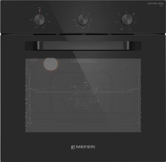 Электрический духовой шкаф Meferi MEO606BK Light