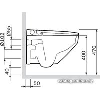 Унитаз подвесной AM.PM Inspire 2.0 FlashClean IS450A38.CCC50A