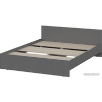 Кровать NN мебель Денвер 160x200 00-00111583 (графит серый)