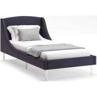 Кровать MONOFIX Лотти 90x200 (микровелюр/графит)