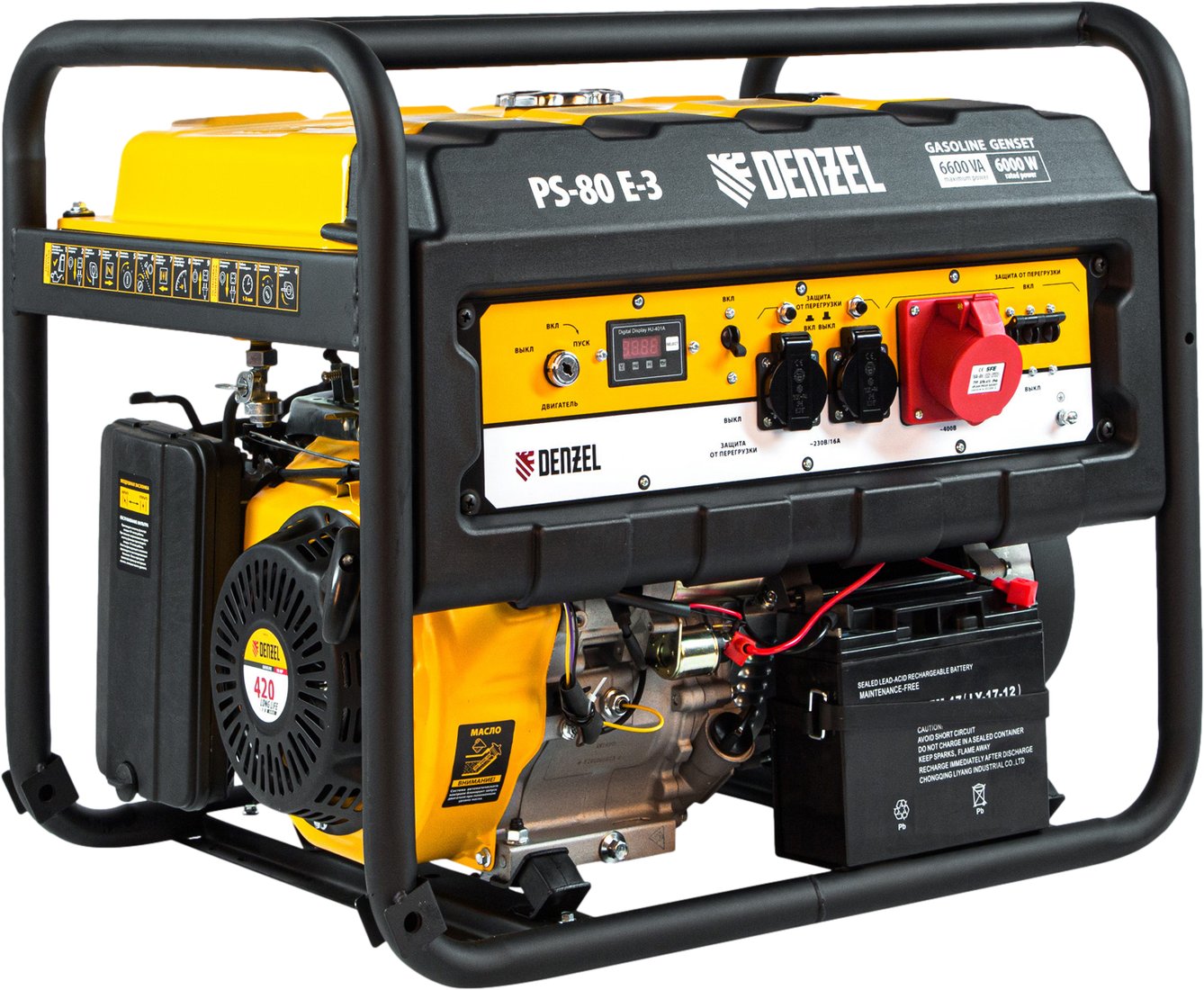 

Бензиновый генератор Denzel PS 80 E-3