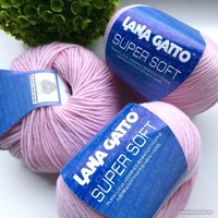 Пряжа для вязания Lana Gatto Super Soft 5284 50 г 125 м (розовый)