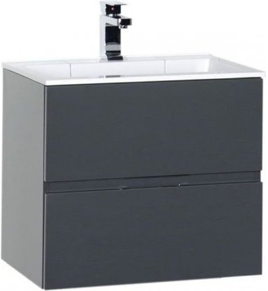

Aquanet Тумба Алвита 60 00213094 с умывальником Фортуна 60 (серый)