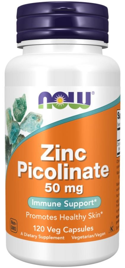Витамины, минералы Now Foods Zinc Picolinate 50 мг (120 капсул)
