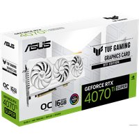 Видеокарта ASUS TUF Gaming GeForce RTX 4070 Ti Super BTF White OC Edition 16GB GDDR6X TUF-RTX4070TIS-O16G-BTF-WHITE