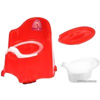 Детский горшок Dunya Комфорт 11111 (красный)