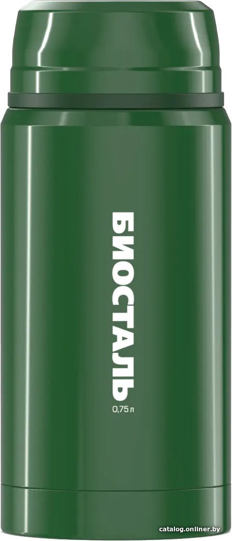 Термос для еды БИОСТАЛЬ NTS-750G 0.75л (зеленый)