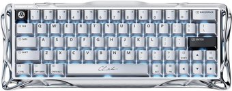 Клавиатура Gravastar Mercury V60 Pro Deluxe Edition Chrome Silver (GravaStar UFO Magnetic)